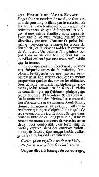 Histoire de l'Academie royale des inscriptions et belles lettres depuis son establissement jusqu'à present avec les Mémoires de littérature tirez des registres de cette Académie..