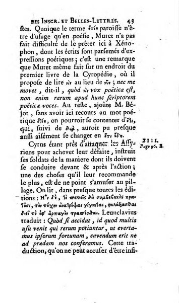 Histoire de l'Academie royale des inscriptions et belles lettres depuis son establissement jusqu'à present avec les Mémoires de littérature tirez des registres de cette Académie..