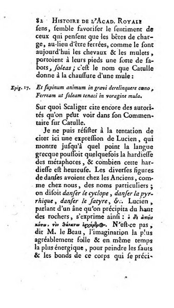 Histoire de l'Academie royale des inscriptions et belles lettres depuis son establissement jusqu'à present avec les Mémoires de littérature tirez des registres de cette Académie..