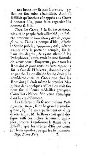 Histoire de l'Academie royale des inscriptions et belles lettres depuis son establissement jusqu'à present avec les Mémoires de littérature tirez des registres de cette Académie..