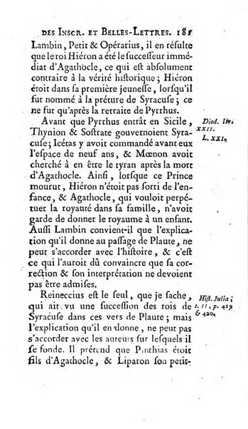 Histoire de l'Academie royale des inscriptions et belles lettres depuis son establissement jusqu'à present avec les Mémoires de littérature tirez des registres de cette Académie..