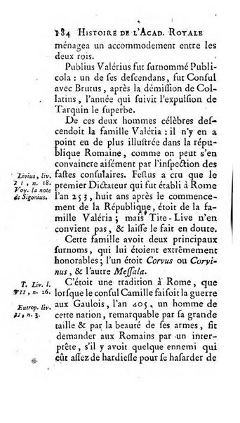 Histoire de l'Academie royale des inscriptions et belles lettres depuis son establissement jusqu'à present avec les Mémoires de littérature tirez des registres de cette Académie..