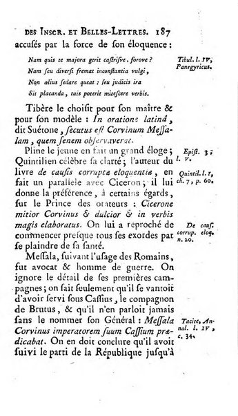 Histoire de l'Academie royale des inscriptions et belles lettres depuis son establissement jusqu'à present avec les Mémoires de littérature tirez des registres de cette Académie..