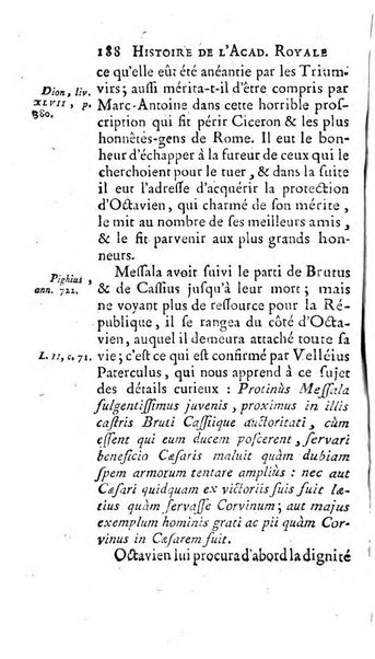 Histoire de l'Academie royale des inscriptions et belles lettres depuis son establissement jusqu'à present avec les Mémoires de littérature tirez des registres de cette Académie..