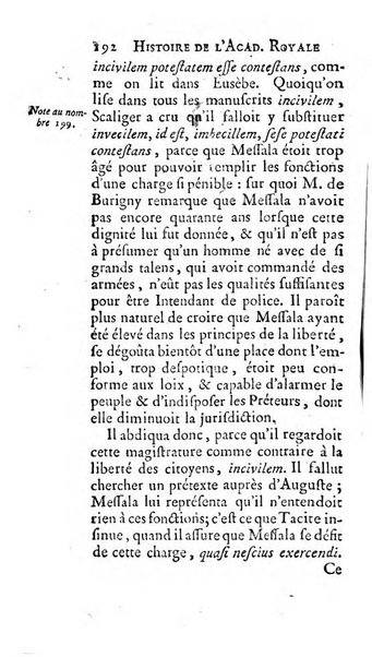 Histoire de l'Academie royale des inscriptions et belles lettres depuis son establissement jusqu'à present avec les Mémoires de littérature tirez des registres de cette Académie..