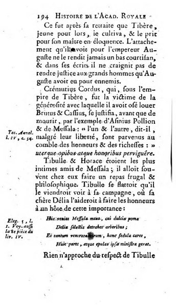 Histoire de l'Academie royale des inscriptions et belles lettres depuis son establissement jusqu'à present avec les Mémoires de littérature tirez des registres de cette Académie..