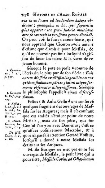 Histoire de l'Academie royale des inscriptions et belles lettres depuis son establissement jusqu'à present avec les Mémoires de littérature tirez des registres de cette Académie..