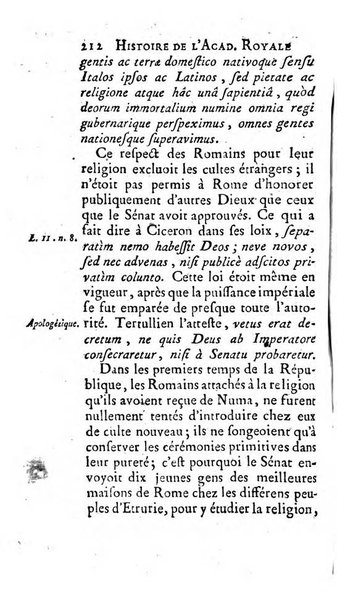 Histoire de l'Academie royale des inscriptions et belles lettres depuis son establissement jusqu'à present avec les Mémoires de littérature tirez des registres de cette Académie..