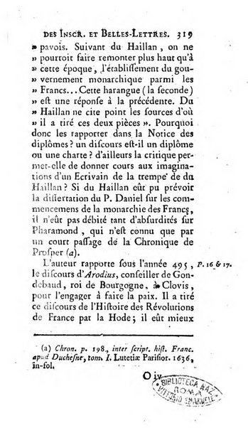 Histoire de l'Academie royale des inscriptions et belles lettres depuis son establissement jusqu'à present avec les Mémoires de littérature tirez des registres de cette Académie..