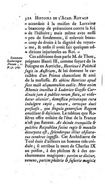 Histoire de l'Academie royale des inscriptions et belles lettres depuis son establissement jusqu'à present avec les Mémoires de littérature tirez des registres de cette Académie..