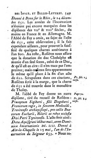 Histoire de l'Academie royale des inscriptions et belles lettres depuis son establissement jusqu'à present avec les Mémoires de littérature tirez des registres de cette Académie..