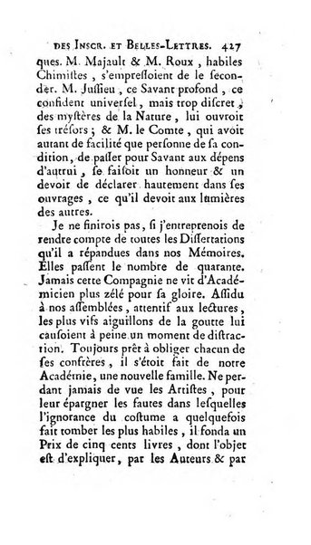 Histoire de l'Academie royale des inscriptions et belles lettres depuis son establissement jusqu'à present avec les Mémoires de littérature tirez des registres de cette Académie..