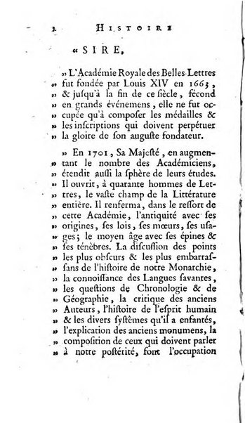 Histoire de l'Academie royale des inscriptions et belles lettres depuis son establissement jusqu'à present avec les Mémoires de littérature tirez des registres de cette Académie..