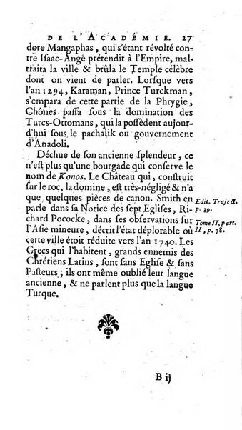 Histoire de l'Academie royale des inscriptions et belles lettres depuis son establissement jusqu'à present avec les Mémoires de littérature tirez des registres de cette Académie..