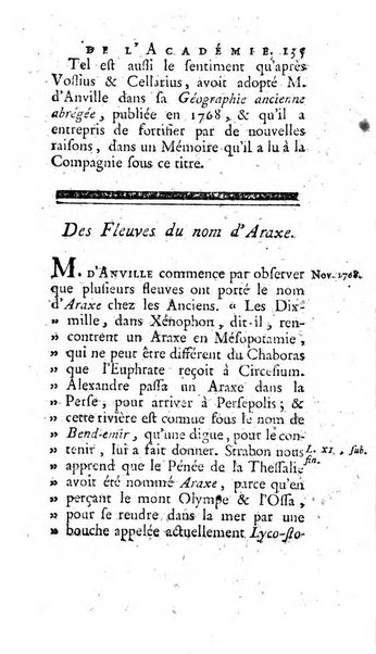 Histoire de l'Academie royale des inscriptions et belles lettres depuis son establissement jusqu'à present avec les Mémoires de littérature tirez des registres de cette Académie..