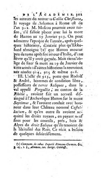 Histoire de l'Academie royale des inscriptions et belles lettres depuis son establissement jusqu'à present avec les Mémoires de littérature tirez des registres de cette Académie..