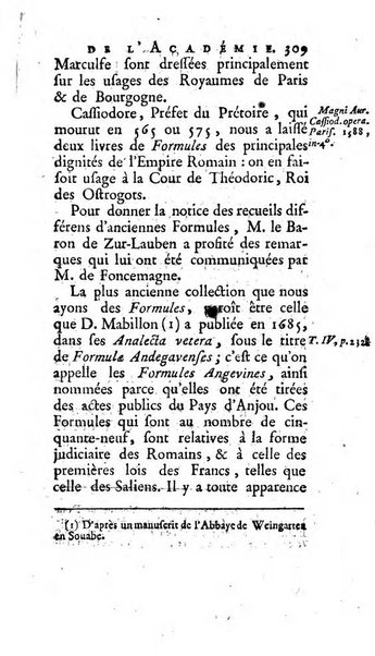 Histoire de l'Academie royale des inscriptions et belles lettres depuis son establissement jusqu'à present avec les Mémoires de littérature tirez des registres de cette Académie..