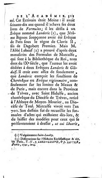 Histoire de l'Academie royale des inscriptions et belles lettres depuis son establissement jusqu'à present avec les Mémoires de littérature tirez des registres de cette Académie..