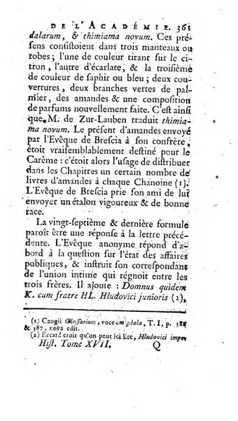 Histoire de l'Academie royale des inscriptions et belles lettres depuis son establissement jusqu'à present avec les Mémoires de littérature tirez des registres de cette Académie..