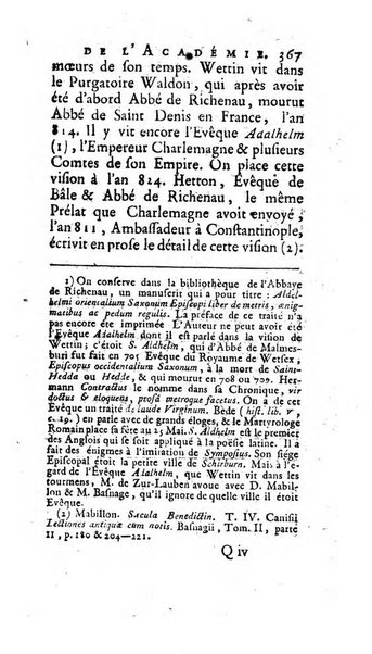 Histoire de l'Academie royale des inscriptions et belles lettres depuis son establissement jusqu'à present avec les Mémoires de littérature tirez des registres de cette Académie..