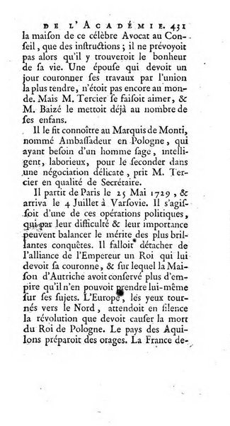 Histoire de l'Academie royale des inscriptions et belles lettres depuis son establissement jusqu'à present avec les Mémoires de littérature tirez des registres de cette Académie..