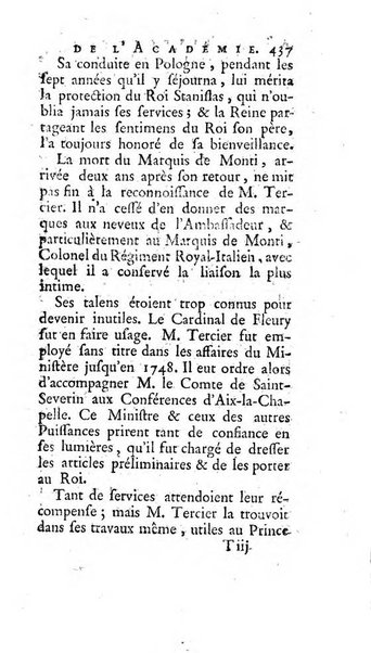 Histoire de l'Academie royale des inscriptions et belles lettres depuis son establissement jusqu'à present avec les Mémoires de littérature tirez des registres de cette Académie..