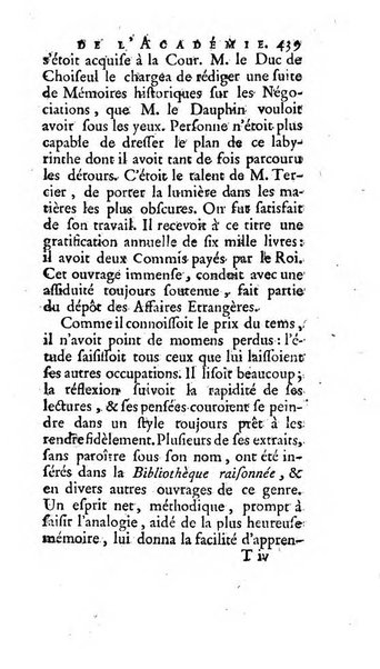 Histoire de l'Academie royale des inscriptions et belles lettres depuis son establissement jusqu'à present avec les Mémoires de littérature tirez des registres de cette Académie..