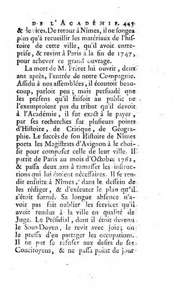 Histoire de l'Academie royale des inscriptions et belles lettres depuis son establissement jusqu'à present avec les Mémoires de littérature tirez des registres de cette Académie..