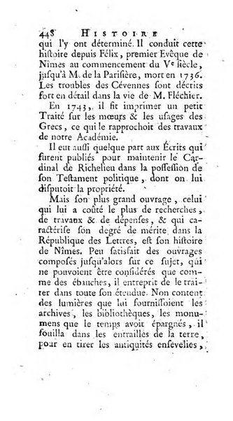 Histoire de l'Academie royale des inscriptions et belles lettres depuis son establissement jusqu'à present avec les Mémoires de littérature tirez des registres de cette Académie..