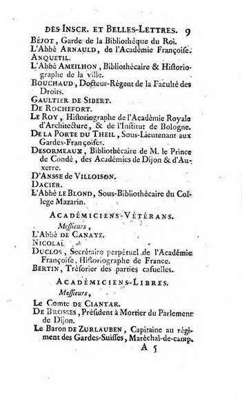 Histoire de l'Academie royale des inscriptions et belles lettres depuis son establissement jusqu'à present avec les Mémoires de littérature tirez des registres de cette Académie..