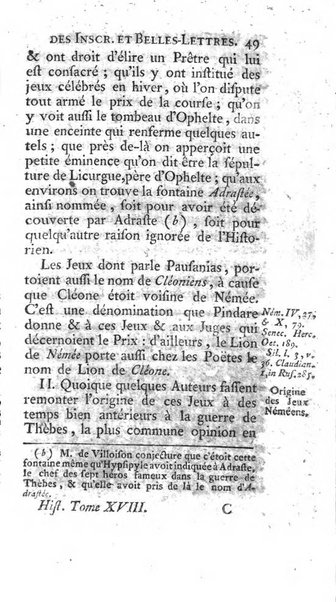 Histoire de l'Academie royale des inscriptions et belles lettres depuis son establissement jusqu'à present avec les Mémoires de littérature tirez des registres de cette Académie..