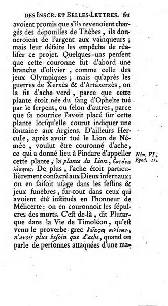 Histoire de l'Academie royale des inscriptions et belles lettres depuis son establissement jusqu'à present avec les Mémoires de littérature tirez des registres de cette Académie..