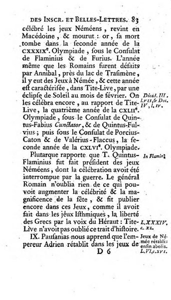 Histoire de l'Academie royale des inscriptions et belles lettres depuis son establissement jusqu'à present avec les Mémoires de littérature tirez des registres de cette Académie..