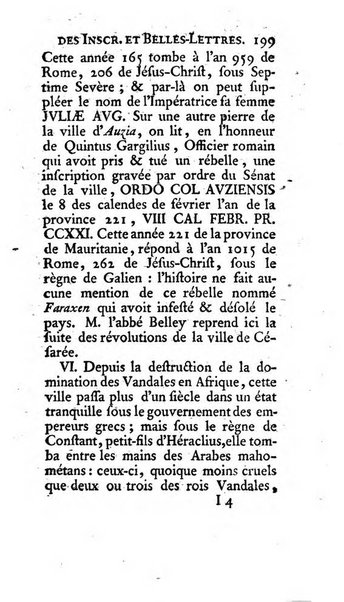 Histoire de l'Academie royale des inscriptions et belles lettres depuis son establissement jusqu'à present avec les Mémoires de littérature tirez des registres de cette Académie..