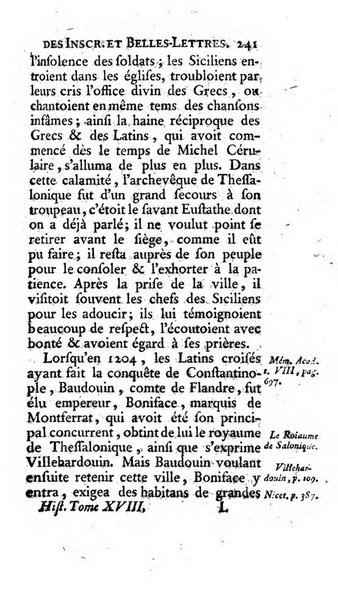 Histoire de l'Academie royale des inscriptions et belles lettres depuis son establissement jusqu'à present avec les Mémoires de littérature tirez des registres de cette Académie..