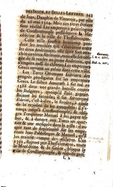 Histoire de l'Academie royale des inscriptions et belles lettres depuis son establissement jusqu'à present avec les Mémoires de littérature tirez des registres de cette Académie..