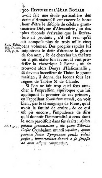 Histoire de l'Academie royale des inscriptions et belles lettres depuis son establissement jusqu'à present avec les Mémoires de littérature tirez des registres de cette Académie..