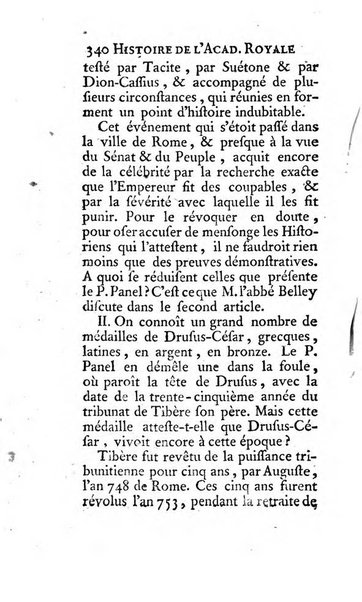 Histoire de l'Academie royale des inscriptions et belles lettres depuis son establissement jusqu'à present avec les Mémoires de littérature tirez des registres de cette Académie..