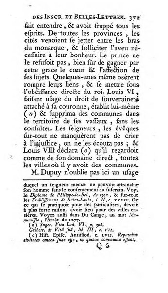 Histoire de l'Academie royale des inscriptions et belles lettres depuis son establissement jusqu'à present avec les Mémoires de littérature tirez des registres de cette Académie..