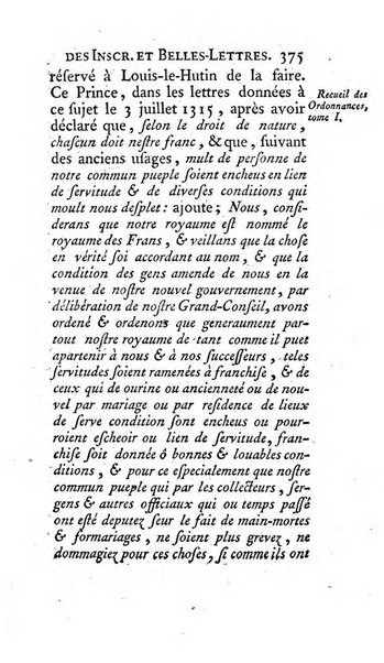 Histoire de l'Academie royale des inscriptions et belles lettres depuis son establissement jusqu'à present avec les Mémoires de littérature tirez des registres de cette Académie..