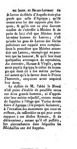 Histoire de l'Academie royale des inscriptions et belles lettres depuis son establissement jusqu'à present avec les Mémoires de littérature tirez des registres de cette Académie..