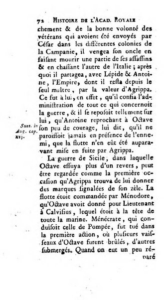 Histoire de l'Academie royale des inscriptions et belles lettres depuis son establissement jusqu'à present avec les Mémoires de littérature tirez des registres de cette Académie..