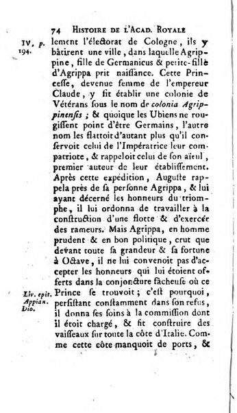 Histoire de l'Academie royale des inscriptions et belles lettres depuis son establissement jusqu'à present avec les Mémoires de littérature tirez des registres de cette Académie..