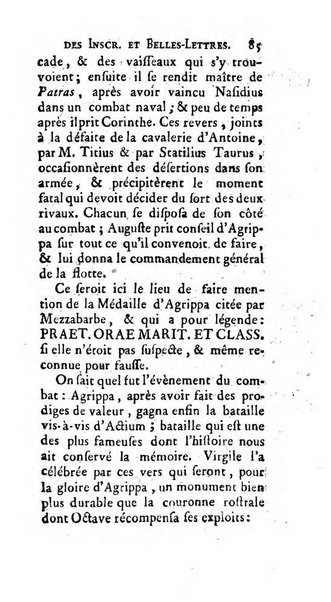 Histoire de l'Academie royale des inscriptions et belles lettres depuis son establissement jusqu'à present avec les Mémoires de littérature tirez des registres de cette Académie..