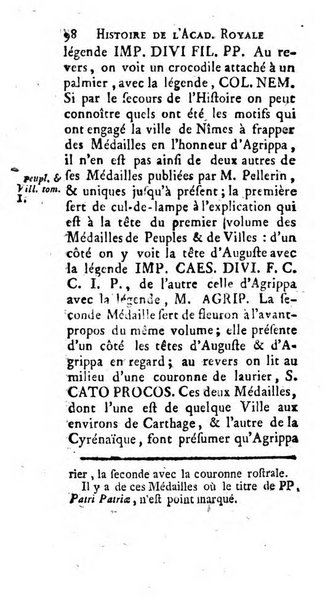 Histoire de l'Academie royale des inscriptions et belles lettres depuis son establissement jusqu'à present avec les Mémoires de littérature tirez des registres de cette Académie..