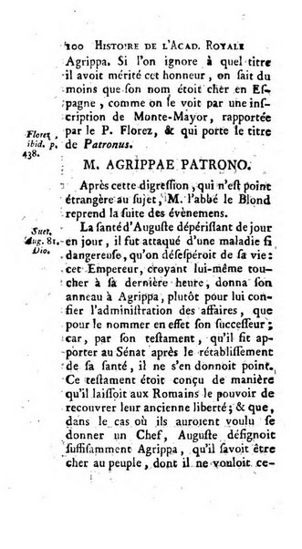 Histoire de l'Academie royale des inscriptions et belles lettres depuis son establissement jusqu'à present avec les Mémoires de littérature tirez des registres de cette Académie..