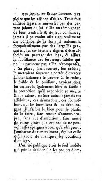 Histoire de l'Academie royale des inscriptions et belles lettres depuis son establissement jusqu'à present avec les Mémoires de littérature tirez des registres de cette Académie..