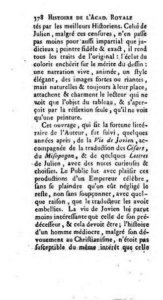 Histoire de l'Academie royale des inscriptions et belles lettres depuis son establissement jusqu'à present avec les Mémoires de littérature tirez des registres de cette Académie..