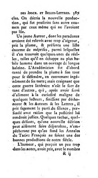 Histoire de l'Academie royale des inscriptions et belles lettres depuis son establissement jusqu'à present avec les Mémoires de littérature tirez des registres de cette Académie..