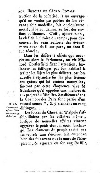 Histoire de l'Academie royale des inscriptions et belles lettres depuis son establissement jusqu'à present avec les Mémoires de littérature tirez des registres de cette Académie..